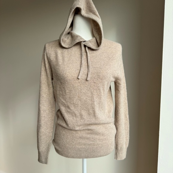 J.Crew brushed cashmere pullover hoodie Size XS - Picture 3 of 15